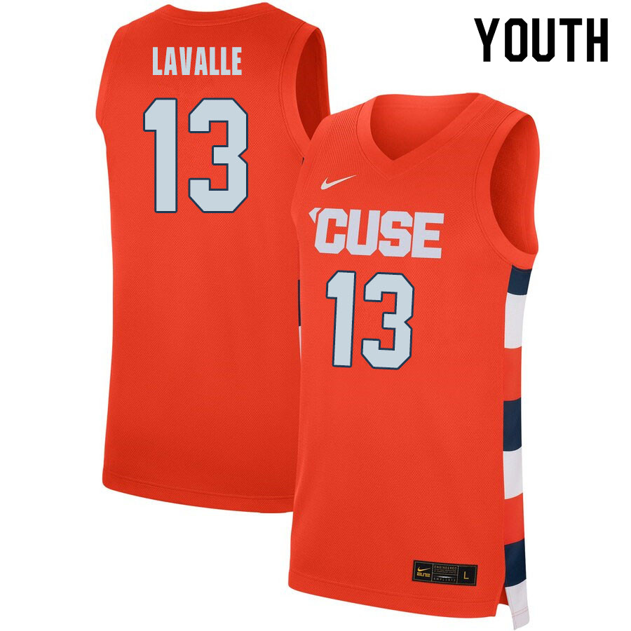 2020 Youth #13 Chris LaValle Syracuse Orange College Basketball Jerseys Sale-Orange